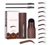 Kit Di Tamponi Per Sopracciglio - Strumento Per Sopracciglio Impermeabile, Set Di Stencil Per Trucco, Applicatore Di Unguento In Un Passo, Design Facile Da Usare | Soluzione Perfetta Di Formattazione