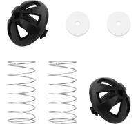 Kit di tappi a molla per macchine da caffè, valvola inferiore di ricambio per gocciolatori da 4-12 tazze, per una facile installazione in plastica con molle,