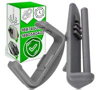 Kit di Tappi Copertura per Binario Guida del Rullo del Cesto Lavastoviglie | con Codice Originale 1887460100 481246279746 1880580400 481246279745 per Beko - Garanzia di 5 Anni - ONIX TECH