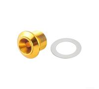 Kit di tappi per pedivella e strumenti di rimozione per guarniture SRAM per movimento centrale che supportano protocolli di manutenzione standard per biciclette (A-Gold)