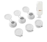 Kit di tappi per svuotamento bottiglia - Set di tappi per bottiglia per svuotamento capovolto, 6 pezzi | Lozione, Shampoo, Connettore per il trasferimento di condimenti da cucina, 3 dimensioni per ott