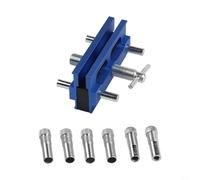 Kit di tasselli progettato per la posizione dei fori riproducibile con sei boccole in acciaio dimensionate per trapani da 1/4 3/8 e 5/16 pollici