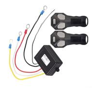 Kit di telecomando per verricello a doppia palmare da 12 V 24 V con raggio d'azione di 15,2 m, compatibile con i più diffusi argani di recupero, tra cui Warn e Ramsey