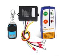 Kit di telecomando per verricello elettrico senza fili 9 24 V per camion ATV SUV compatibile con le più popolari marche di argano di recupero tra cui Warn Ramsey Superwinch Smittybilt (CQ51-B04)