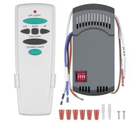 Kit di telecomando universale per ventilatore da soffitto con luce verso il basso, ricambio per Hampton Bay Harbor Breeze Hunter, dimmer a 3 velocità UC7078T, UC7080T, CHQ7078T, L3H2010FANHD, Fan-HD6