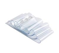 Kit di tende a strisce in PVC trasparente, strisce flessibili per porte per il controllo del rumore del vento, del calore e della polvere, ideale per la preparazione degli alimenti e le aree