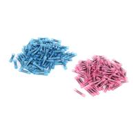 Kit di terminali termorestringenti con connettori a crimpare, 200 pezzi, connettore a giunzione impermeabile per cavi con tubo termorestringente a doppia parete, per riparazioni di