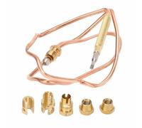 Kit di termocoppia a gas ad alta efficienza Coperonia di copper Sostituzione della termocoppia con dadi di adattamento per elettrodomestici da cucina e dispositivi di riscaldamento (90 cm)