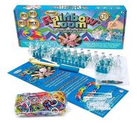 Kit di Tessitura Bandai Rainbow Loom Original con 600 Elastici Multicolori