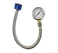 Kit di test della pressione dell'acqua del rubinetto con 50 mm per indicatore quadrante in bar e psi, per la diagnosi del sistema di irrigazione, casa, giardino e irrigatore (B)