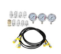Kit di Test della Pressione Idraulica Portatile Linee di Strumenti Che Testano lo Strumento di Test della Pressione del Tester 'attrezzatura Idraulica con Manometro 60 Mpa