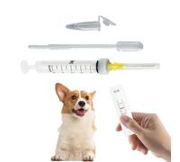 Kit di test di gravidanza per animali - Test della striscia canina veterinaria da 4 pezzi | Kit di carte di gravidanza canina senza sforzo | Dispositivo di rilevamento del rilassina per cuccioli