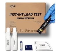 Kit di test per vernice, ceramica e altro ancora, test istantaneo del piombo, fino a 4800 usi, risultati rapidi e accurati, visibile alla luce UV, kit per test della vernice a casa
