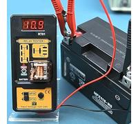 Kit di Test Relè per Auto - Strumento Diagnostico Tensione con Cavi a,Tester Diagnostico Batteria 12V e 24V,Per auto, berline, SUV, camion, pick-up, minivan