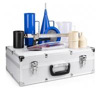 Kit di tester portatile per fango, tester di miscela in 3 pezzi | Kit viscometro del fango, viscometro, idrometro, contenuto sabbia, con scatola alluminio per uso in laboratorio