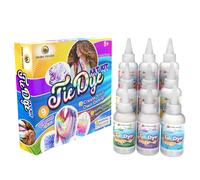 Kit di Tie dye Set di 9 colori per tingere tessuti vestiti Giochi d arte