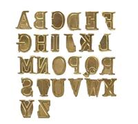 Kit di timbri caldi - Suggerimenti in legno, teste artigianali | Set di bruciatori alfabeto metallico, attaccamenti di simboli pirografici più strumenti di branding intercambiabili per incisioni di pr