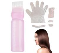Kit di tintura per capelli, bottiglia applicatore per olio per capelli da 160 ml con kit di scala e colori usa e getta, include copertura per le orecchie, guanti, mantello, strumento di morire per la