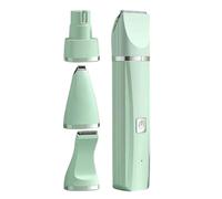 Kit di toelettatura per cani | Levigatrice per unghie - Dispositivo elettrico senza fili silenzioso 4 in 1 per peli intrecciati, muso zampe, occhi gatti