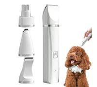 Kit di toelettatura per cani, tagliapunti, 4 in 1, senza fili, silenzioso, elettrico, per orecchie, viso, zampe e rimozione dei nodi, per proprietari di animali domestici