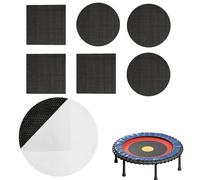 Kit di toppe per tappeto elastico - Set di riparazione per tappeto elastico | Set di accessori sportivi autoadesivi per riparazione tappetini rotondi, quadrati e rettangolari
