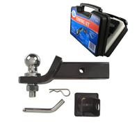 Kit di traino con gancio di traino per rimorchi utilitari Perno di traino cromat