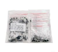 Kit di transistor assortiti, 180 pezzi (18 valori x 10 pezzi ciascuno) per TO-92 S9013 S9014 S9015 2N2222 C1815 A733 S8050 S8550, compatibile con i comuni tipi NPN PNP