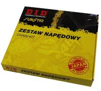 KIT DI TRASMISSIONE DID520VX3 ORO 114 SUNF3D4-16 SUNR1-3485-43 (520VX2 ORO-NC700