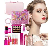 Kit di Trucco | 26 Ombretti Stick Detergente Viso Fascia Per Capelli | Kit Cosmetics Duraturo Per Donne Ragazze Principianti