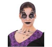 Kit Di Trucco Con Gemme E Gioielli Per Il Viso Black Widow Special Fx Halloween