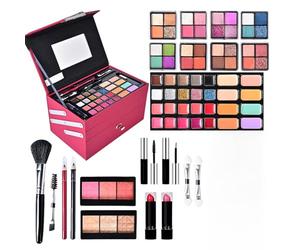 Kit di trucco da donna, kit completo per il trucco per le donne, kit tutto in 1 | Set di cosmetici Full Start per principianti e professionisti, include cosmetici e strumento