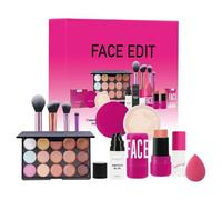 Kit di trucco da viaggio, set di trucco per avviamento completo,Kit cosmetici facciali di lunga durata | Il trucco deve aver impostato per il pendolarismo quotidiano, i viaggi, le feste, il libero, i