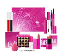 Kit di trucco - Kit di trucco professionale, tutto in strumento a prova di sudore di lunga durata | Kits per il truco per principianti femminili | Concealer Honeshadow Palette Lip Gloss Set