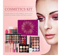 Kit Di Trucco | Palette Per Ombretti, Rossetto E Pennelli Per Il Viso - Set Completo di Trucco per Donne | per Donne Ragazze Adolescenti Principianti Natale Moglie Festa della Mamma