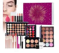 Kit Di Trucco | Palette Per Ombretti, Rossetto E Pennelli Per Il Viso | Set Di Lucidalabbra | Per Ragazze Adolescenti Principianti Compleanno Natale Moglie Festa Della Mamma Casa Salone