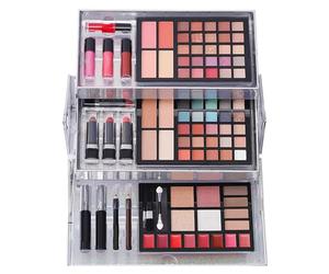 Kit di trucco per adolescenti, kit di per trucchi, set regalo professionale completo - Include: Mascara, palette ombretti, per sopracciglia, rossetto