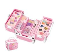Kit di trucco per bambine - Gioca a giocattoli cosmetici, finta vanità | Il set bellezza include custodia i bambini, gioco ruolo divertimento in travestimento, bambini