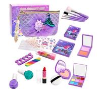 Kit Di Trucco Per Bambine - Giocattolo Di Bellezza Lavabile,Kit Di Trucco Per Ragazze | Per Feste Di Compleanno Casa Asilo Scuola Materna Festività