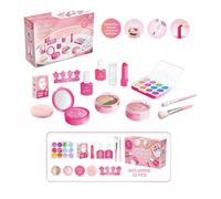 Kit Di Trucco Per Bambini Per Ragazze - Set Di Trucco Da Gioco Lavabile E Non Tossico Con Cosmetici, Set Di Giocattoli Di Bellezza Creativi Per Travestimenti Da Principessa, Prima Educazione