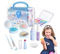 Kit di trucco per - Set di cosmetici divertenti per giovani ragazze, giocattoli per il trucco per principianti | Set completo di trucco per giochi di imitazione, kit di trucco