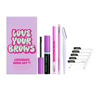 Kit di trucco per sopracciglia, kit di matite per sopracciglia, kit sopracciglia impermeabile 10 pezzi trucco per gli occhi, forniture cosmetiche con mascara, crema per sopracciglia, carta per
