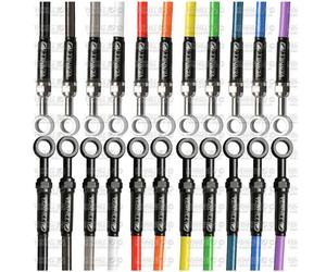 Kit Di Tubazioni Anteriori Race Venhill Trasparente/Cromo SUZ6040F6 Per