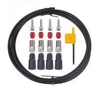 Kit di tubi dell'olio per freni a disco idraulico per bici, 2500 mm, compatibile con SRAM e A MAJIG, include tubo e parti di installazione con precisione lavorata a CNC