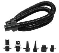 Kit di tubi gonfiabili con 6 ugelli, pompa ad aria elettrica da 16/20 psi, per SUP, adattatore per gommoni, zattere, tenda gonfiabile, piscina per sport acquatici, kayak