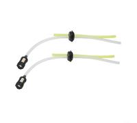Kit di tubi per benzina con filtro serbatoio e passacavo, 2 tempi, per motosega, decespugliatore, ricambio per attrezzatura elettrica da giardino, plastica ABS, nero e