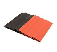 Kit di tubi termorestringenti da 127 pezzi, rapporto 2: 1, maniche di protezione ritardanti nere e rosse, cavo in poliolefina, riparazione filo fiamma Ul per elettrico per approvazione e isolamento