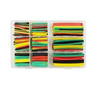 Kit di tubi termorestringenti in dimensioni e colori assortiti per isolamento elettrico e riparazioni di cavi con custodia termorestringente