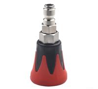 Kit di ugelli ad alta pressione in metallo con angoli di spruzzo da 15, 25 e 40 gradi, progettato per portate stabili e ridotta usura in caso di uso ripetuto (40°)