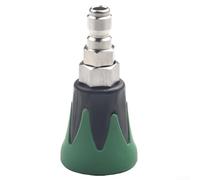 Kit di ugelli ad alta pressione in metallo con angoli di spruzzo da 15, 25 e 40 gradi, progettato per portate stabili e ridotta usura in caso di uso ripetuto (25°)