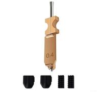 Kit di ugelli completamente in metallo a cambio rapido per Flashforge AD5X, parti estrusore da 0,4 mm con coperture in silicone e spazzole per la pulizia (0,4 mm)